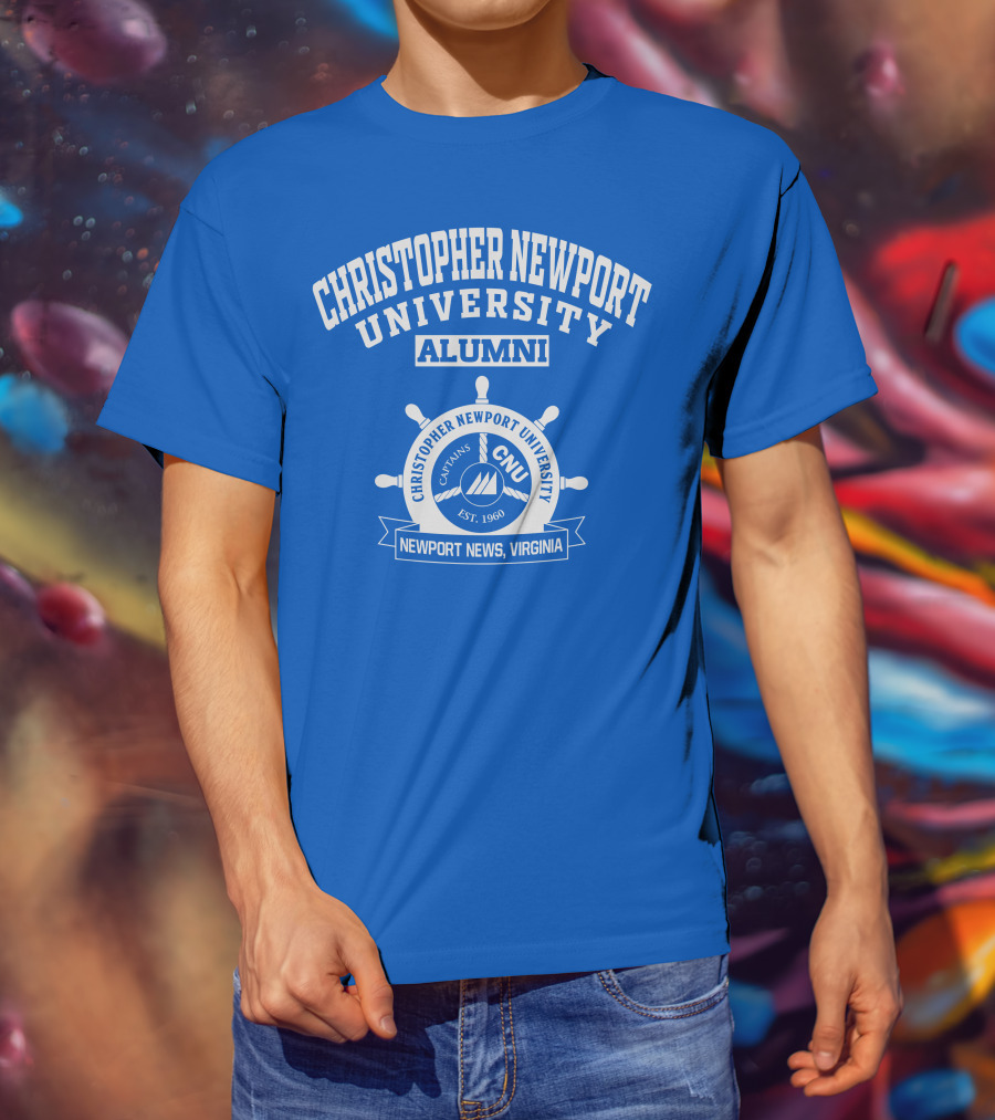 Christopher Newport University Alumni Captains CNU Est. 1960 Newport News Virginia T-Shirt