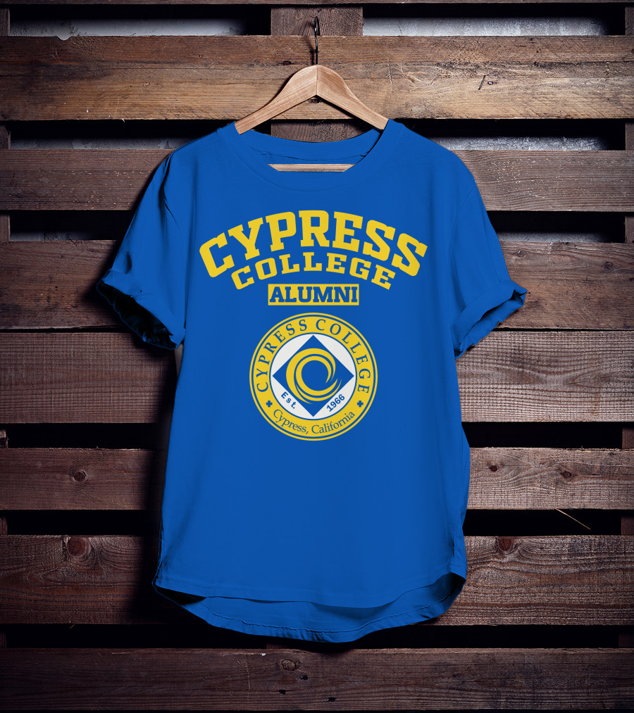 Cypress College Alumni Est 1966 Logo Cypress California T-Shirt