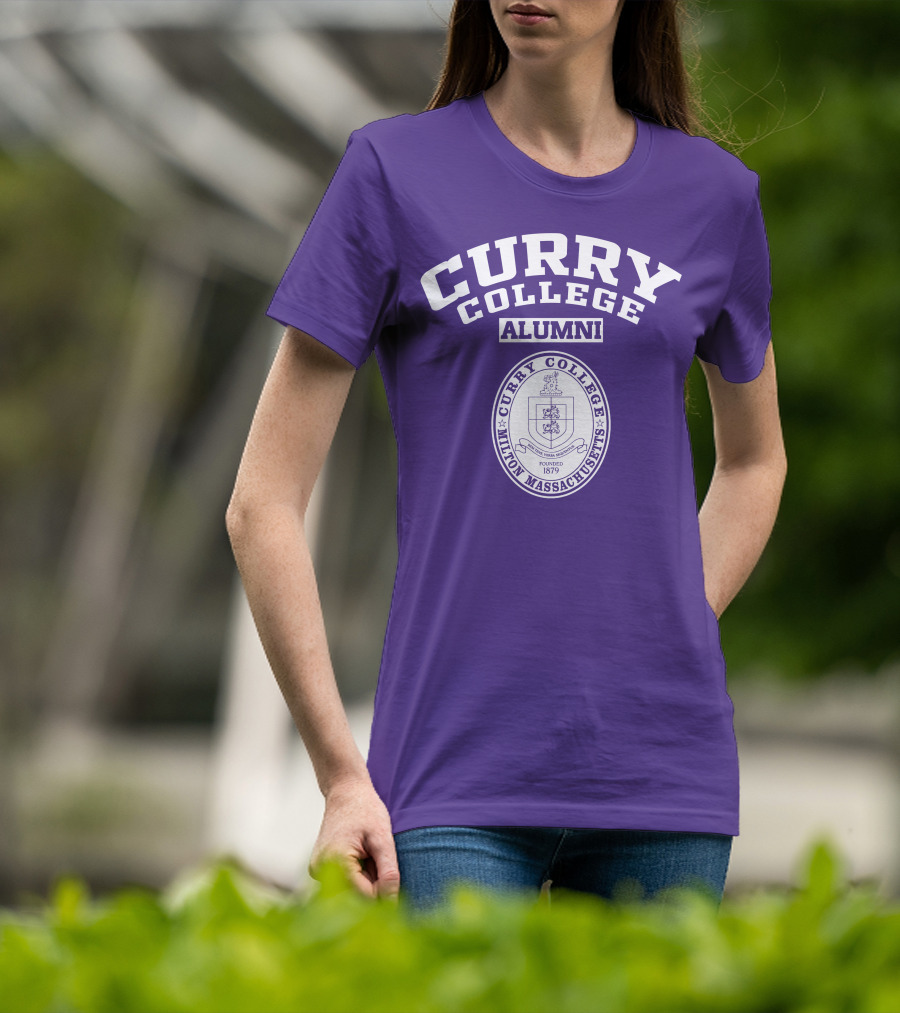 Curry College Alumni Milton Massachusetts Seal 1879 T-Shirt