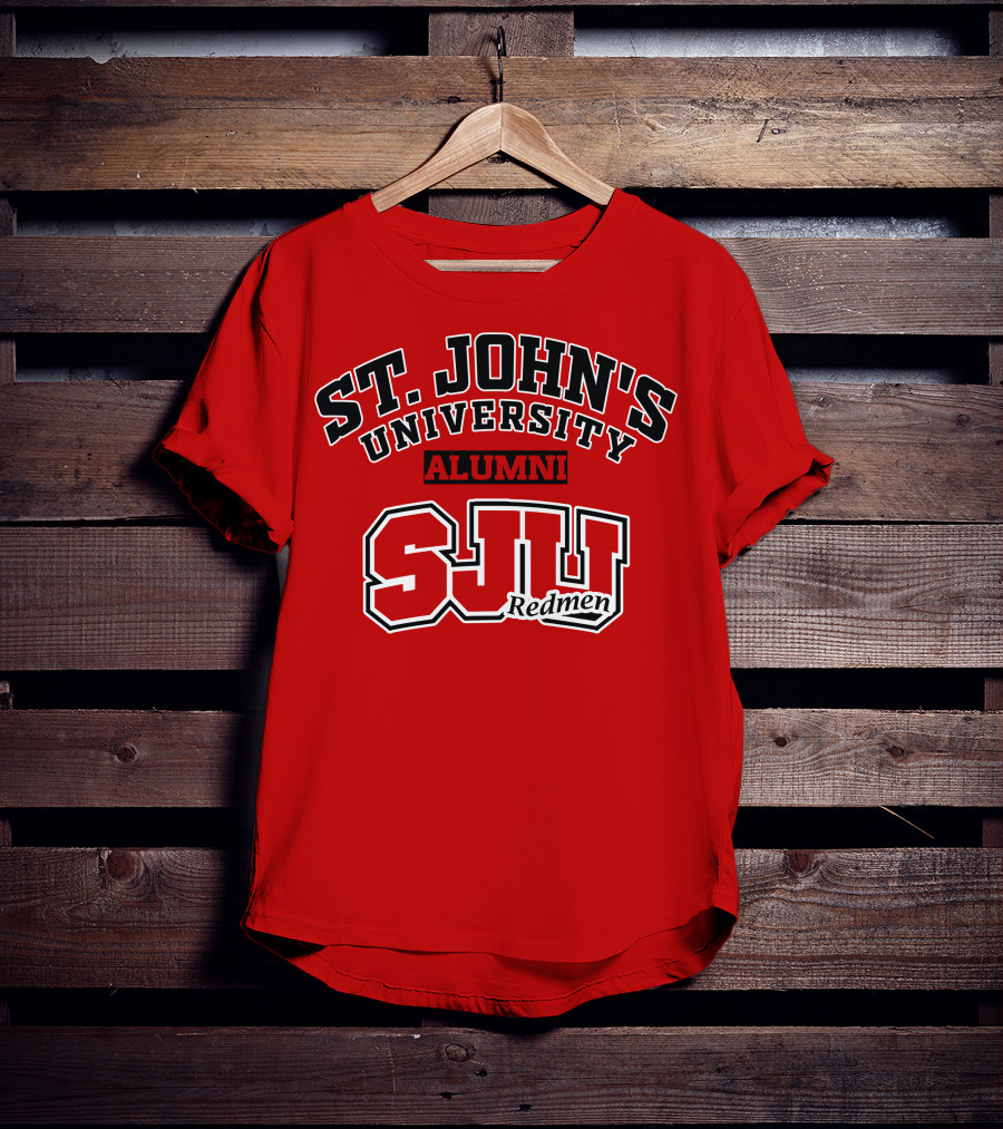 St John's University Alumni SJU Redmen T-Shirt