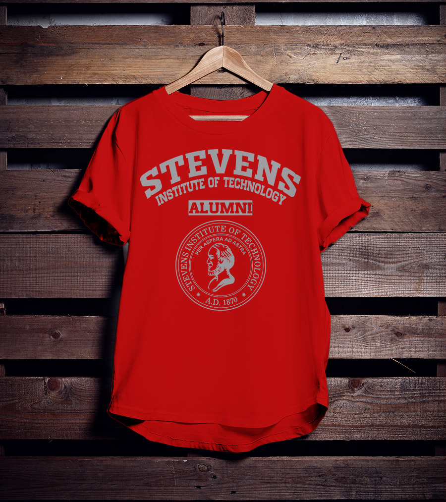 Stevens Institute Of Technology Alumni Per Aspera Ad Astra A.D. 1870 T-Shirt