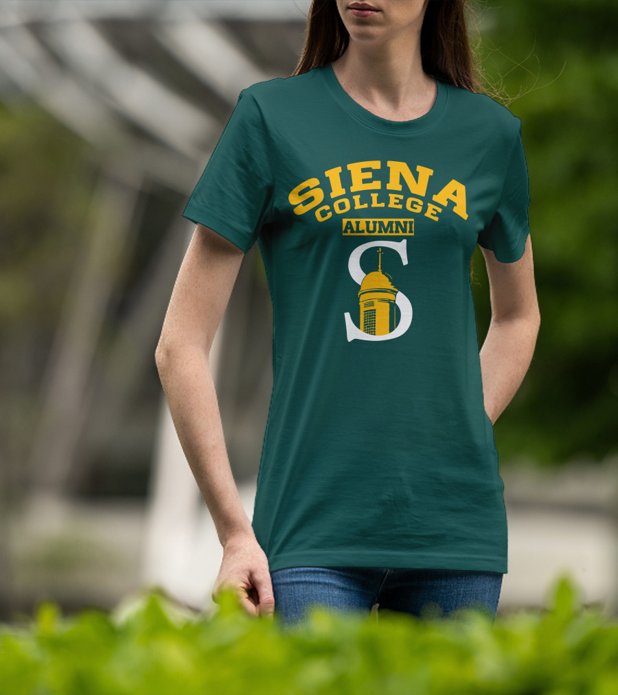 Siena College Alumni S Logo With Tower T-Shirt