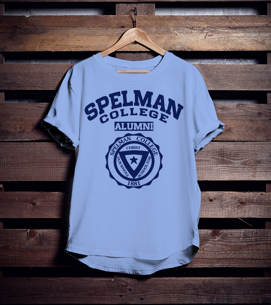 Spelman College Alumni 1881 Crest Our Whole School For Christ T-Shirt