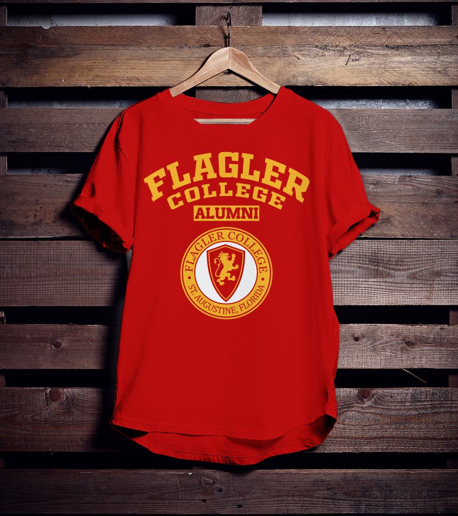 Flagler College Alumni St. Augustine Florida Lion Crest T-Shirt