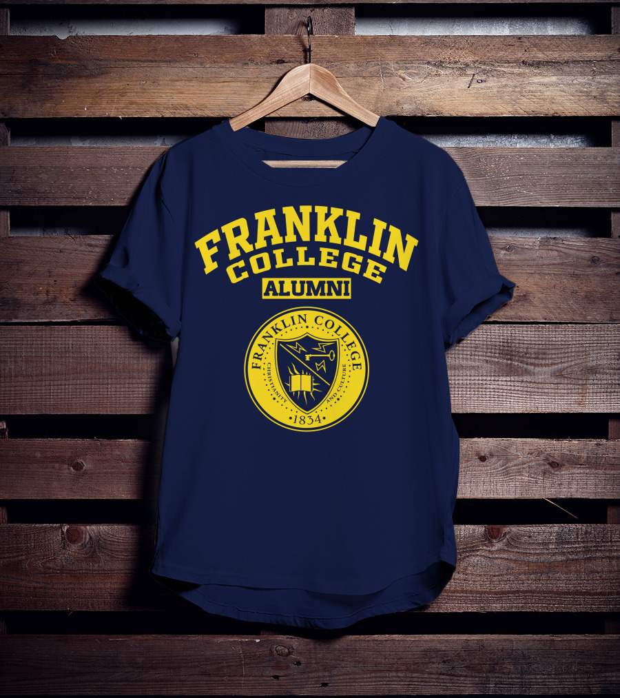 FRANKLIN COLLEGE ALUMNI ESTABLISHED 1834 SEAL T-Shirt