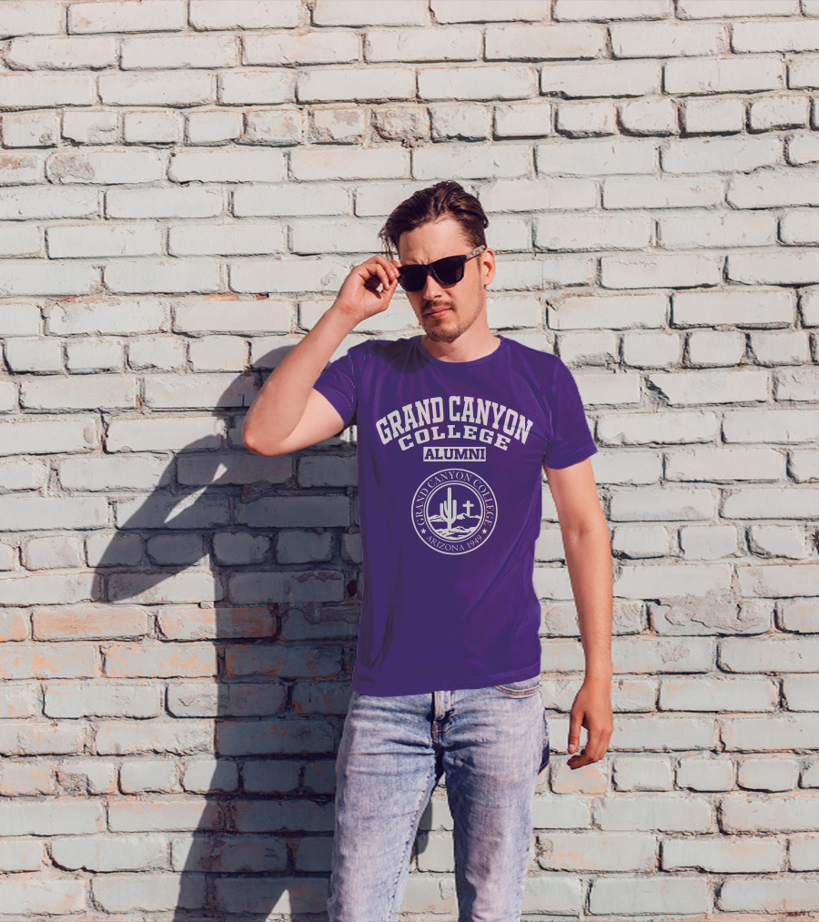 Grand Canyon College Alumni Arizona 1949 Cactus Cross Seal T-Shirt