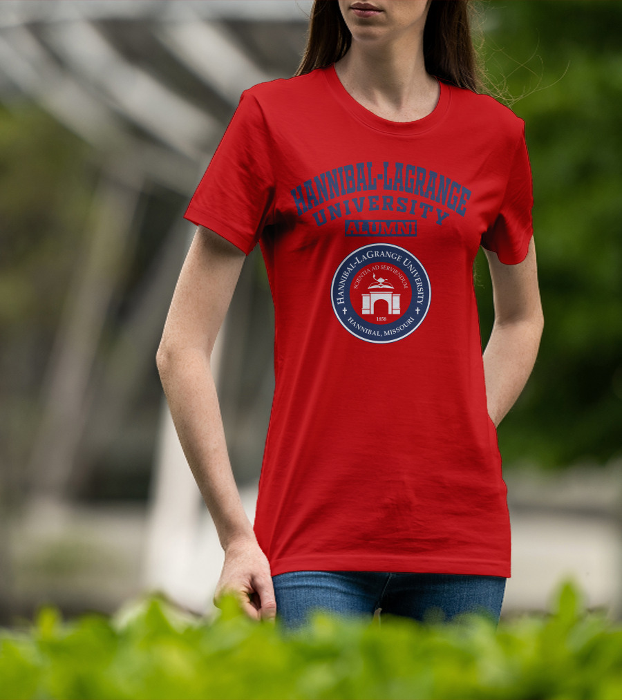 Hannibal-LaGrange University Alumni Scientia Ad Serviendum 1858 Hannibal Missouri T-Shirt
