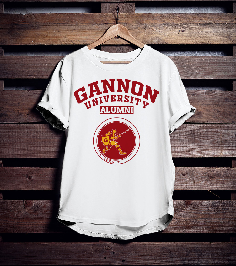 Gannon University Alumni 1925 Knight Emblem T-Shirt