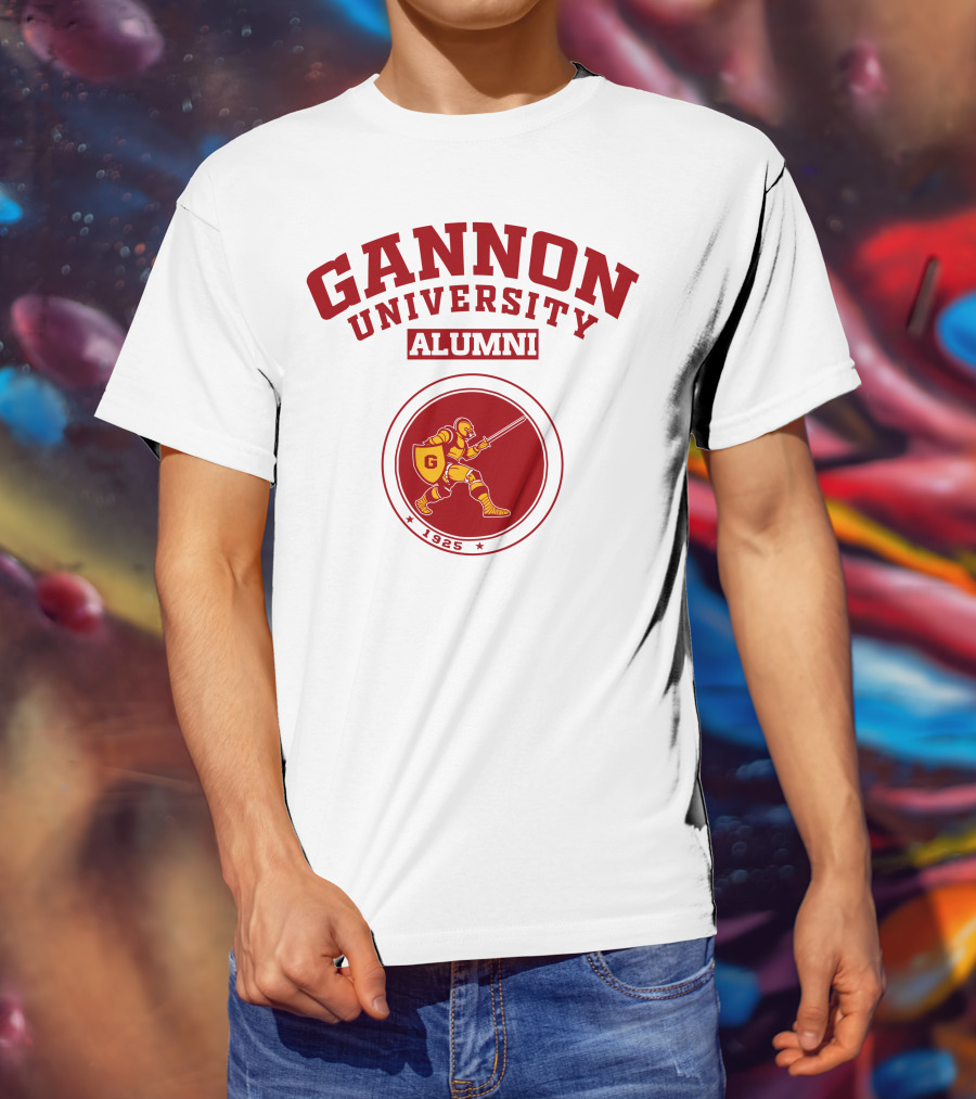 Gannon University Alumni 1925 Knight Emblem T-Shirt
