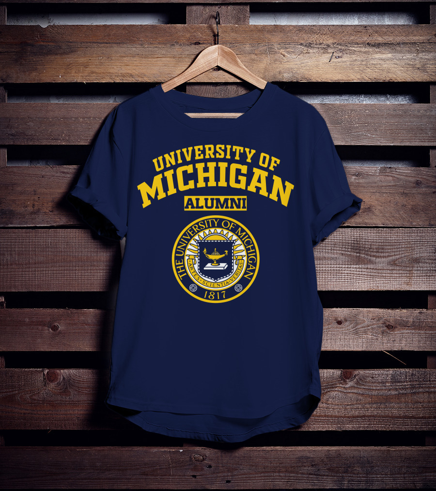University Of Michigan Alumni 1817 Seal T-Shirt