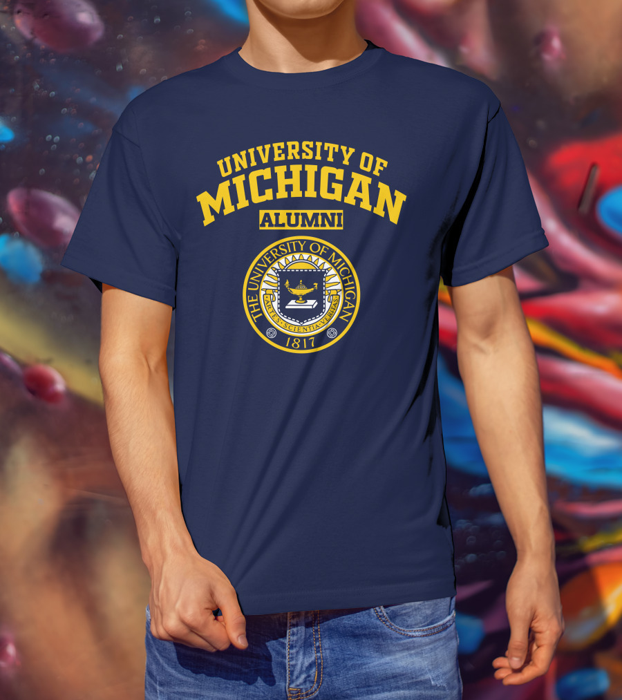 University Of Michigan Alumni 1817 Seal T-Shirt
