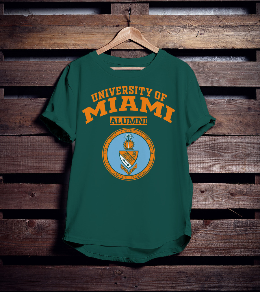 University Of Miami Alumni Great Seal Coral Gables Florida 1925 T-Shirt