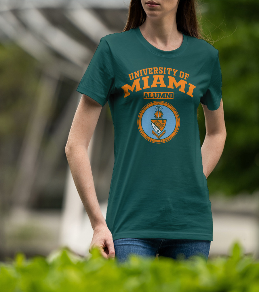University Of Miami Alumni Great Seal Coral Gables Florida 1925 T-Shirt