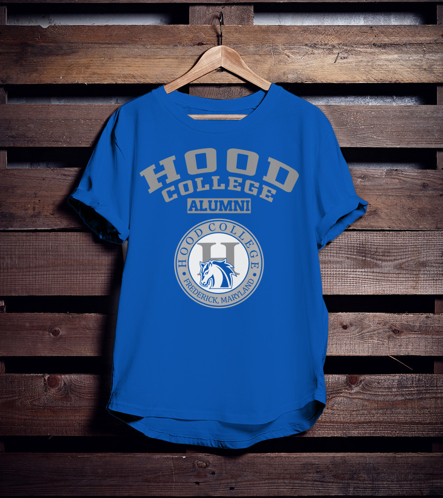 Hood College Alumni Frederick Maryland Logo Horse Emblem T-Shirt