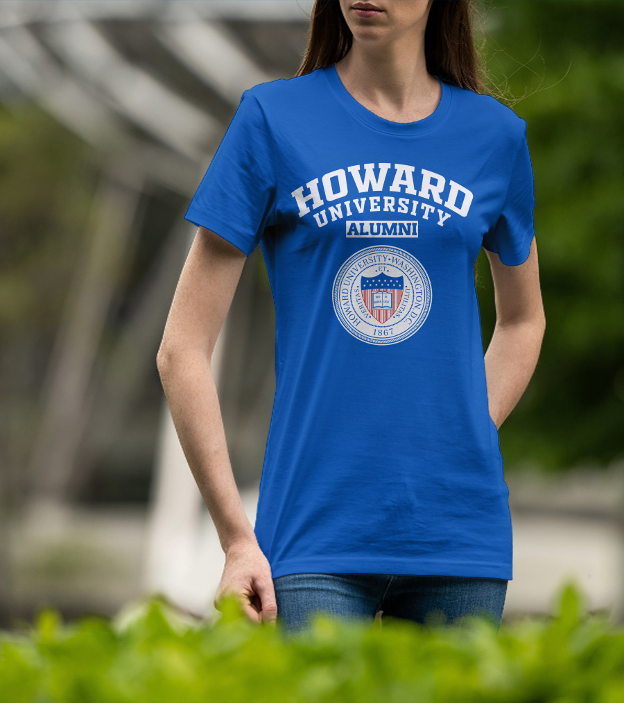 Howard University Alumni 1867 Washington D.C. Veritas Et Utilitas Seal T-Shirt