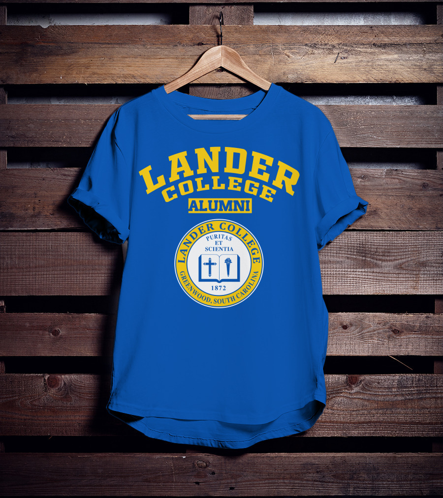 Lander College Alumni Puritas Et Scientia Greenwood South Carolina 1872 T-Shirt