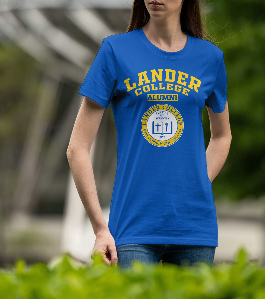 Lander College Alumni Puritas Et Scientia Greenwood South Carolina 1872 T-Shirt