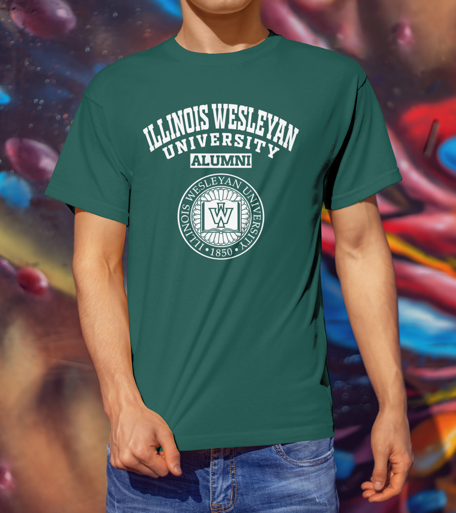 Illinois Wesleyan University Alumni 1850 Seal T-Shirt