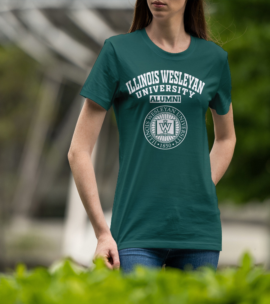 Illinois Wesleyan University Alumni 1850 Seal T-Shirt