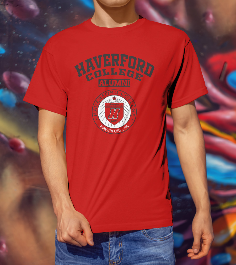 Haverford College Alumni Seal Haverford PA 1833 T-Shirt