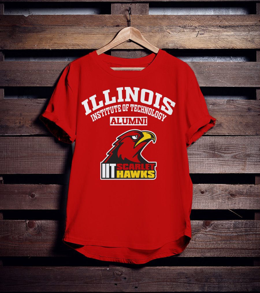Illinois Institute Of Technology Alumni Iit Scarlet Hawks T-Shirt