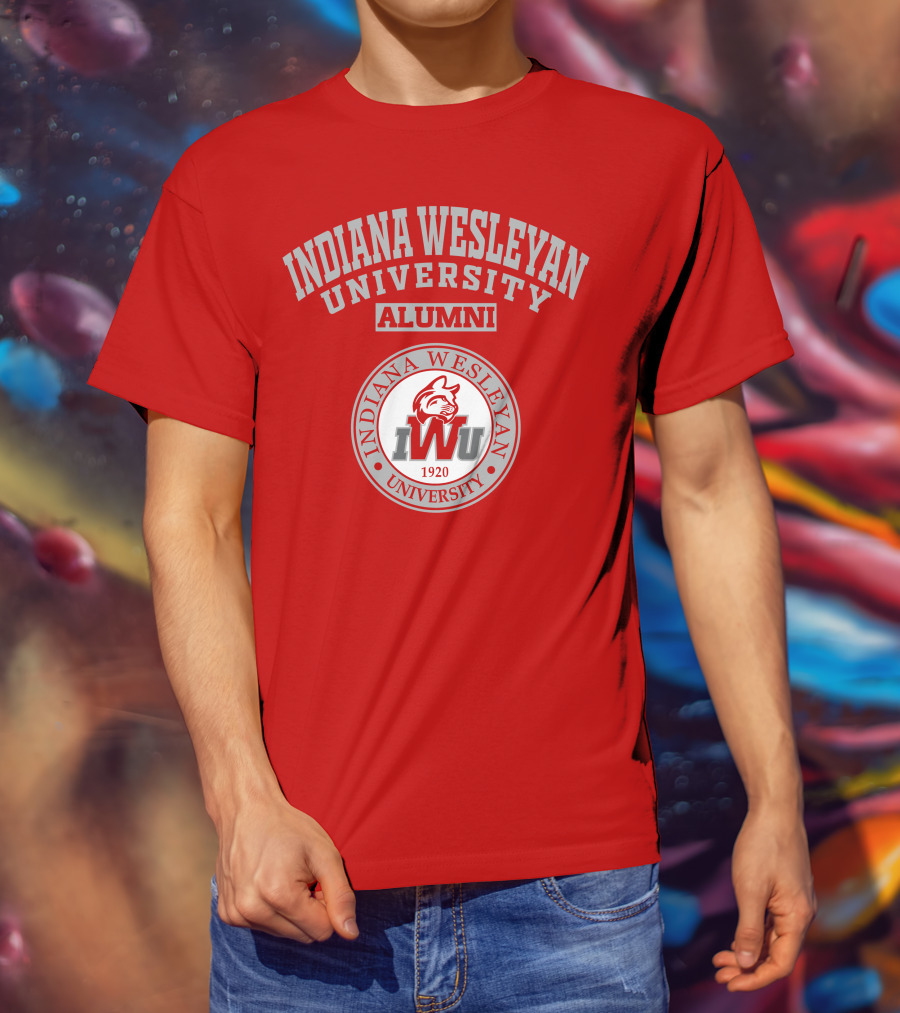 Indiana Wesleyan University Alumni 1920 Logo IWU T-Shirt