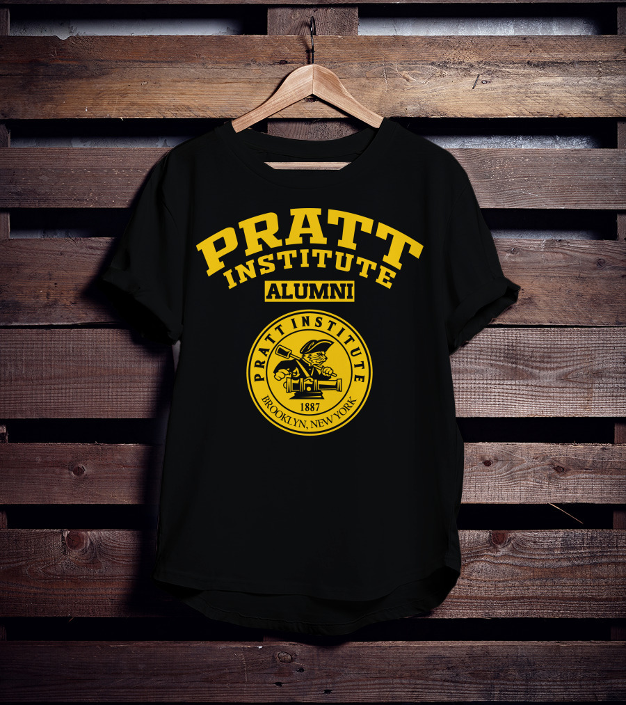 Pratt Institute Alumni 1887 Brooklyn New York Crest T-Shirt