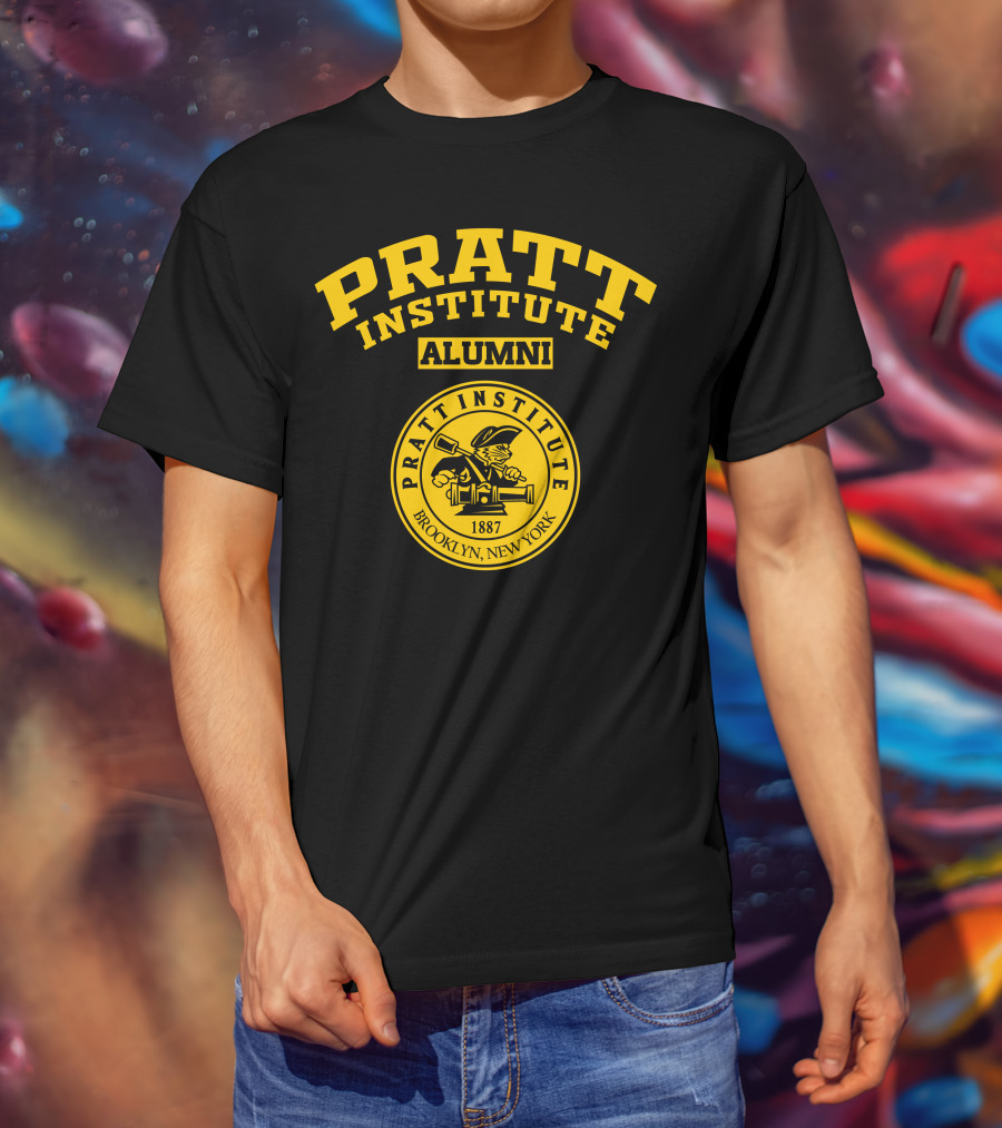 Pratt Institute Alumni 1887 Brooklyn New York Crest T-Shirt