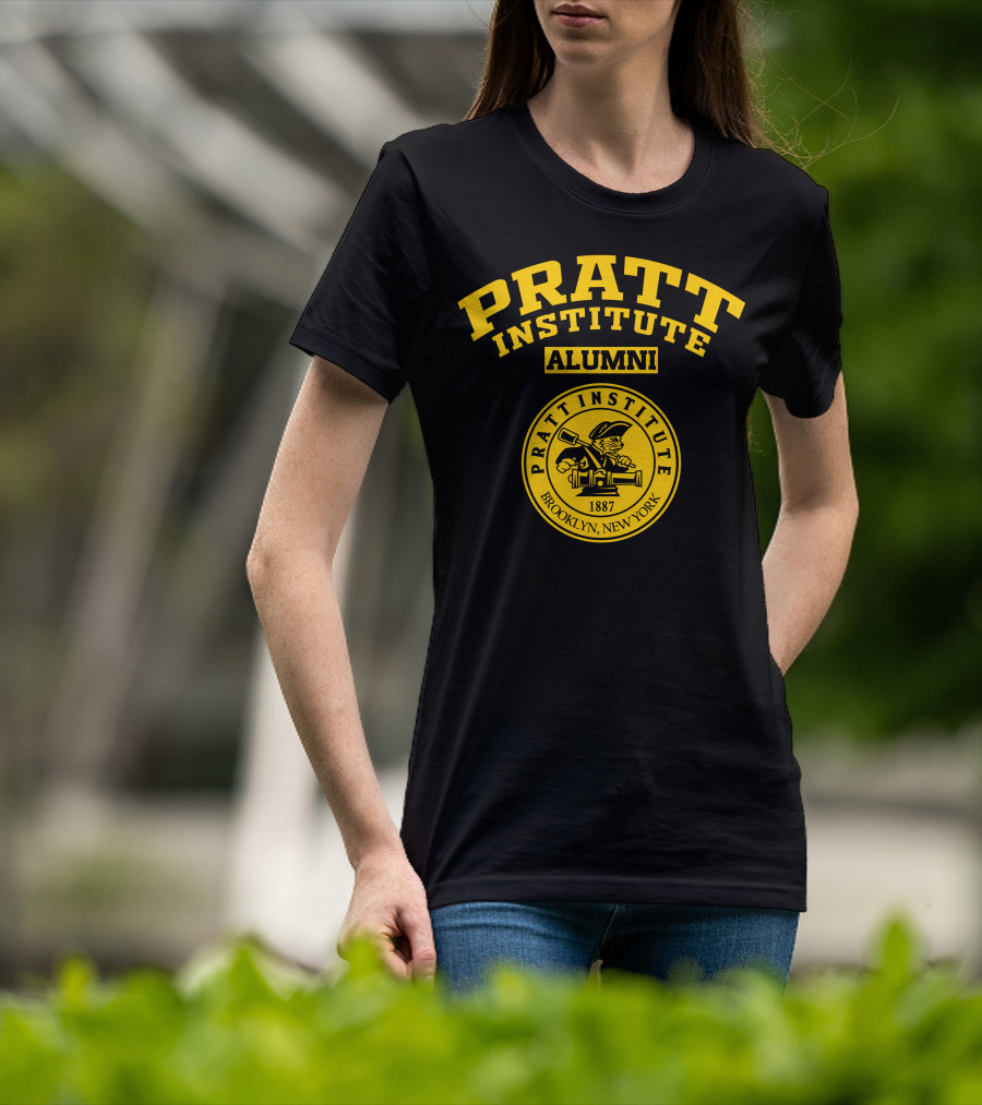 Pratt Institute Alumni 1887 Brooklyn New York Crest T-Shirt