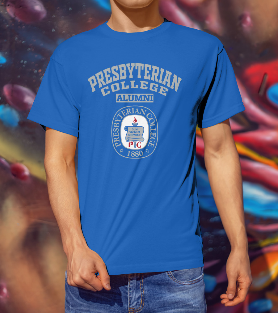 Presbyterian College Alumni Dum Vivimus Servimus P C 1880 T-Shirt