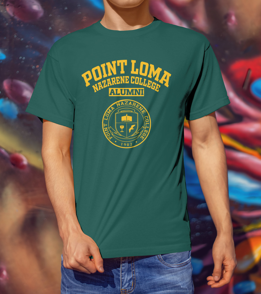 Point Loma Nazarene College Alumni 1902 Crest T-Shirt