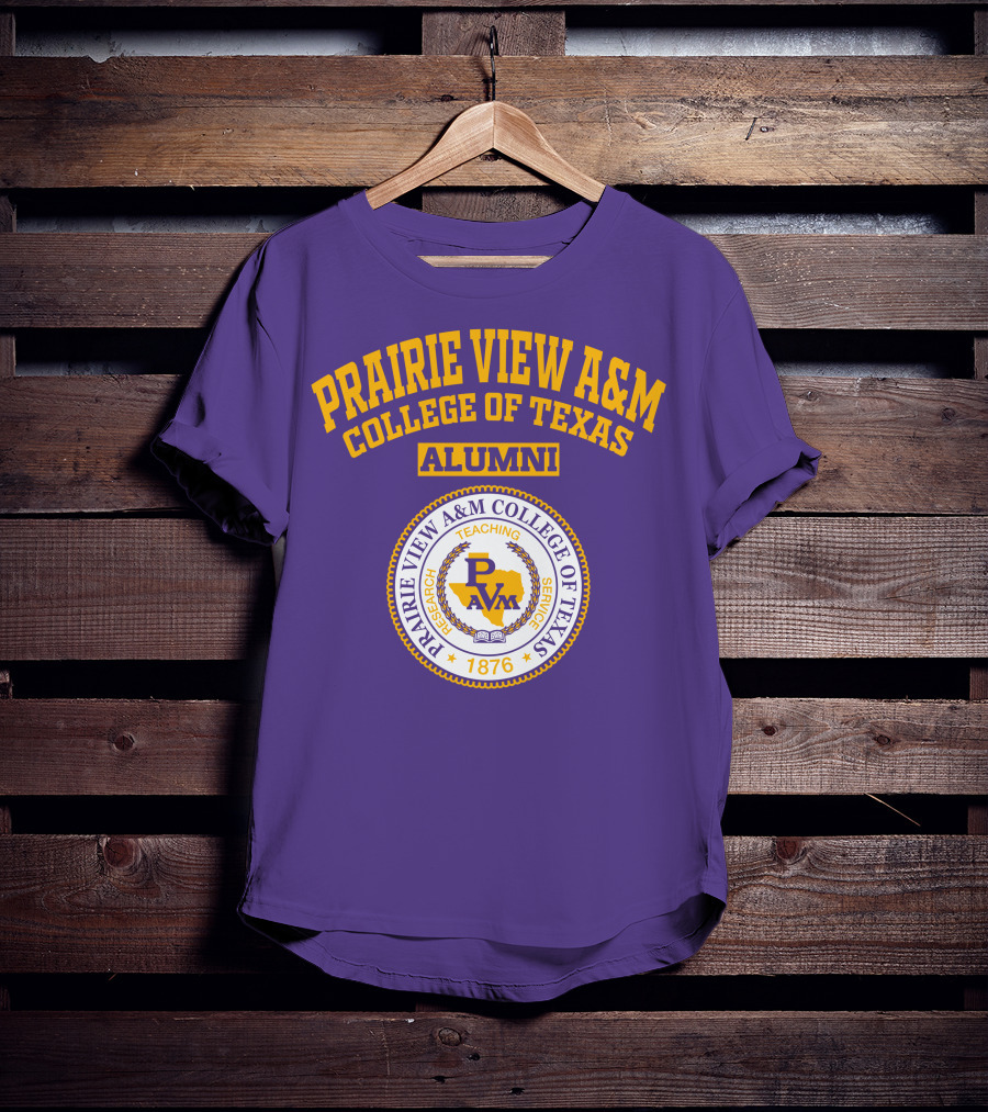 Prairie View A&M College Of Texas Alumni Seal 1876 T-Shirt