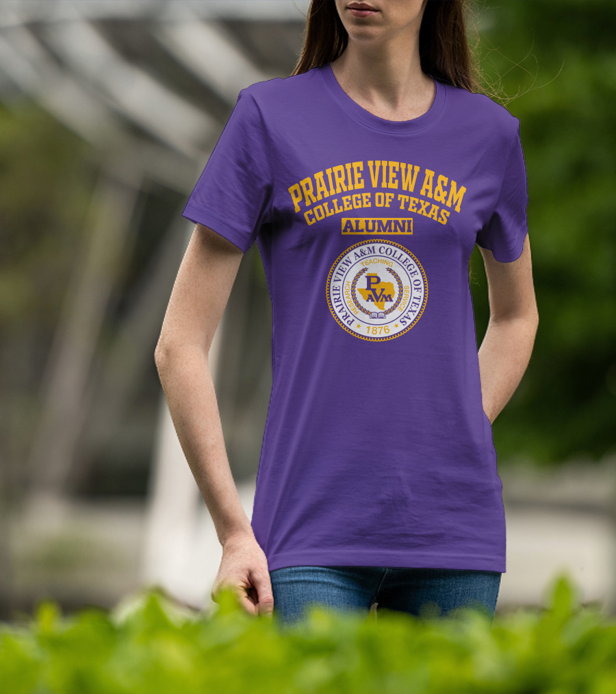 Prairie View A&M College Of Texas Alumni Seal 1876 T-Shirt