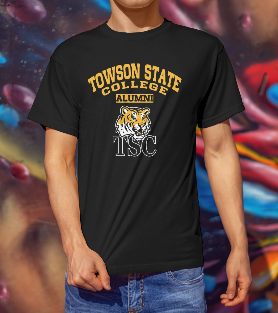 Towson State College Alumni TSC Tiger T-Shirt