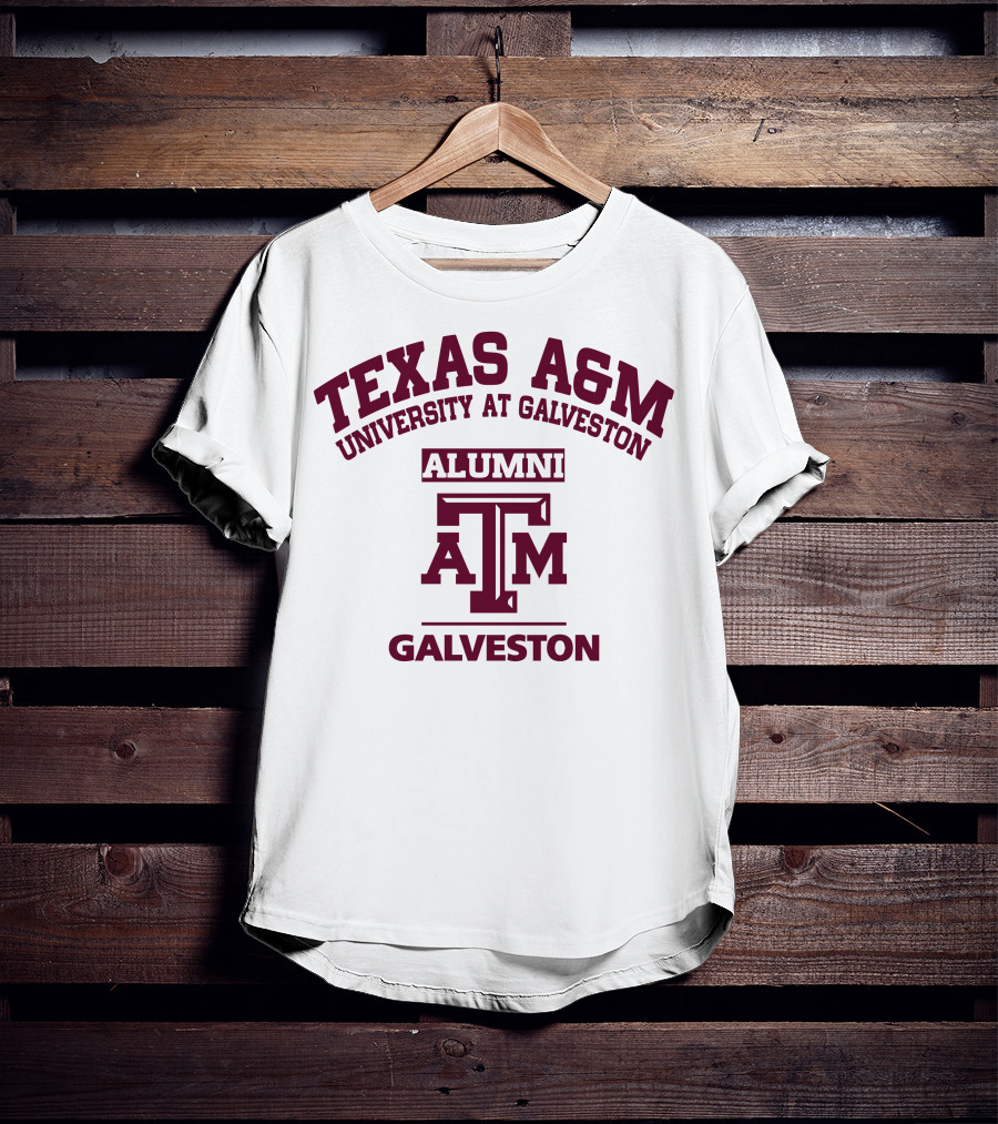 Texas A&M University At Galveston Alumni Aggies Logo Galveston T-Shirt