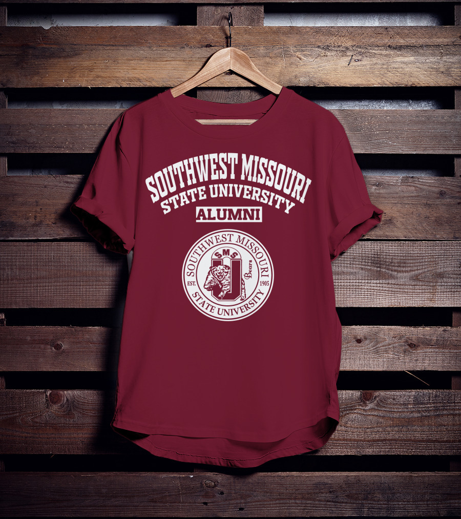 Southwest Missouri State University Alumni Smsu Bears Est 1905 T-Shirt