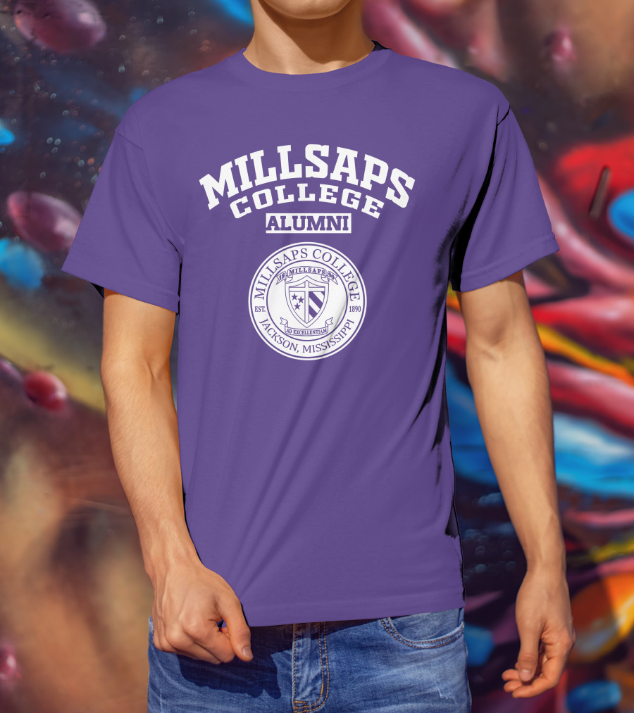 Millsaps College Alumni Jackson Mississippi Est 1890 Ad Excellentiam Seal T-Shirt