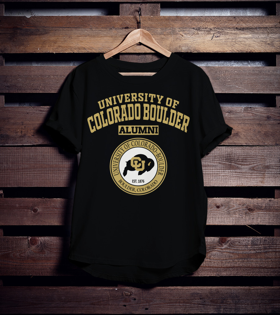 University Of Colorado Boulder Alumni University Of Colorado-Boulder Boulder, Colorado Est. 1876 T-Shirt
