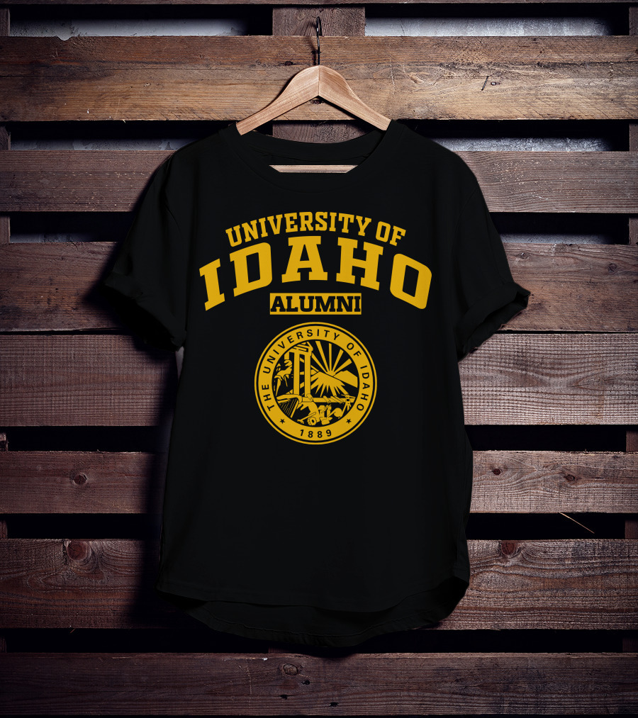 University Of Idaho Alumni 1889 Logo Seal T-Shirt