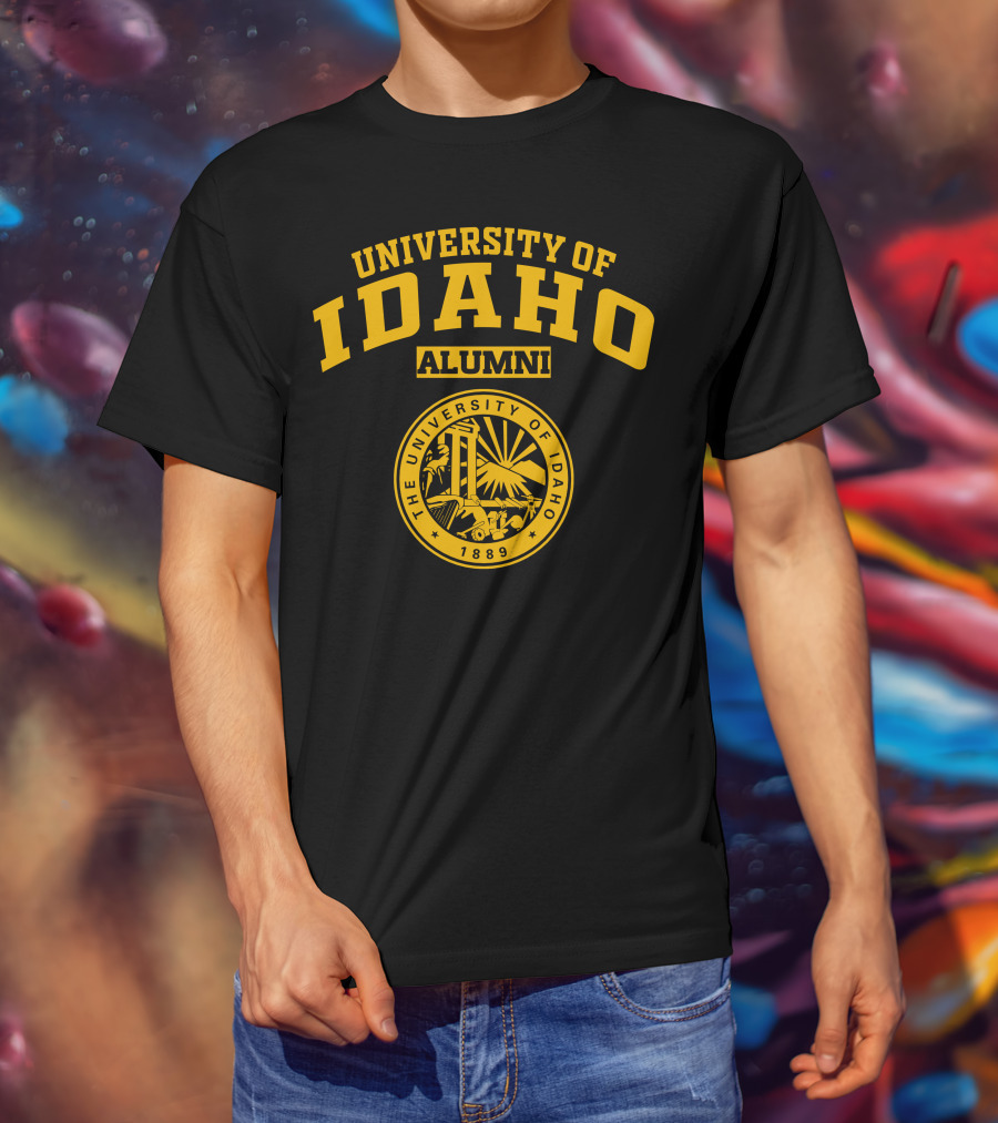 University Of Idaho Alumni 1889 Logo Seal T-Shirt