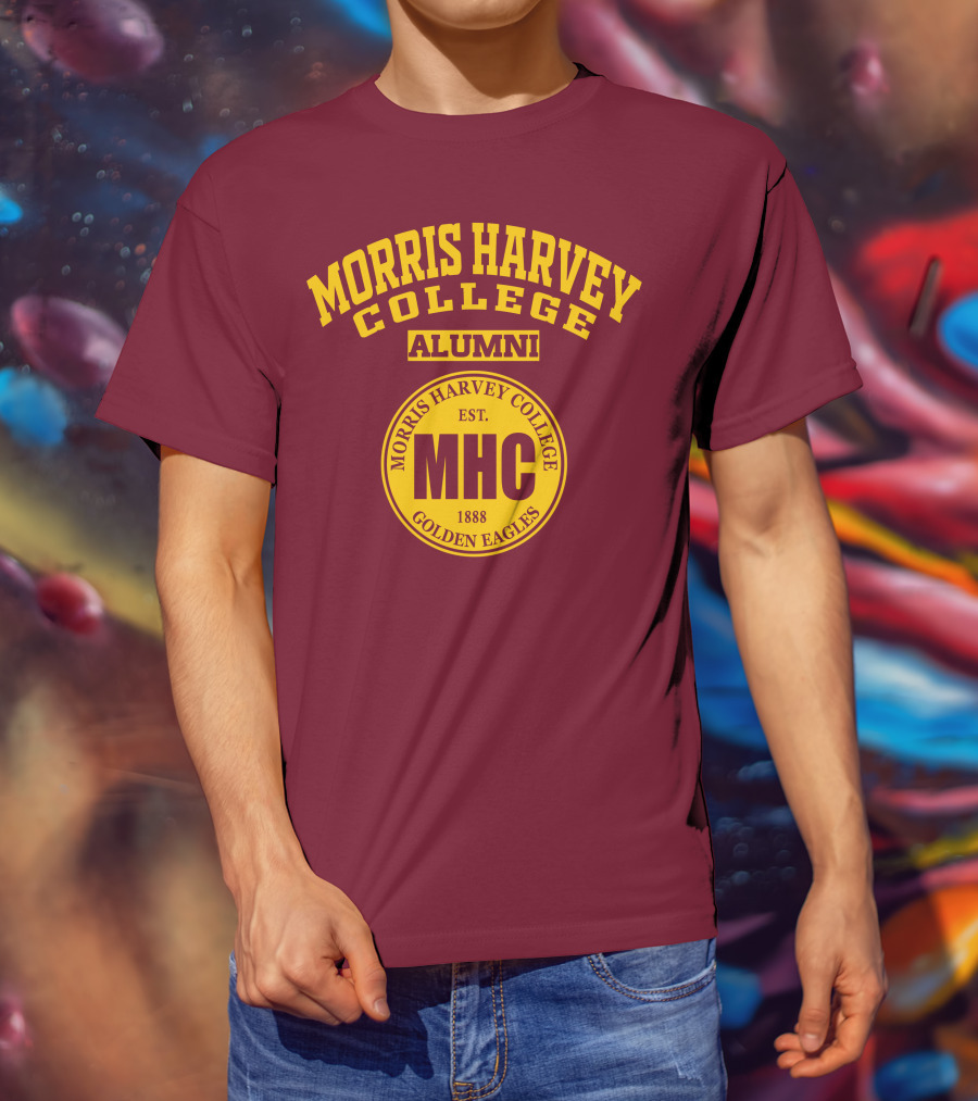Morris Harvey College Alumni MHC Established 1888 Golden Eagles T-Shirt