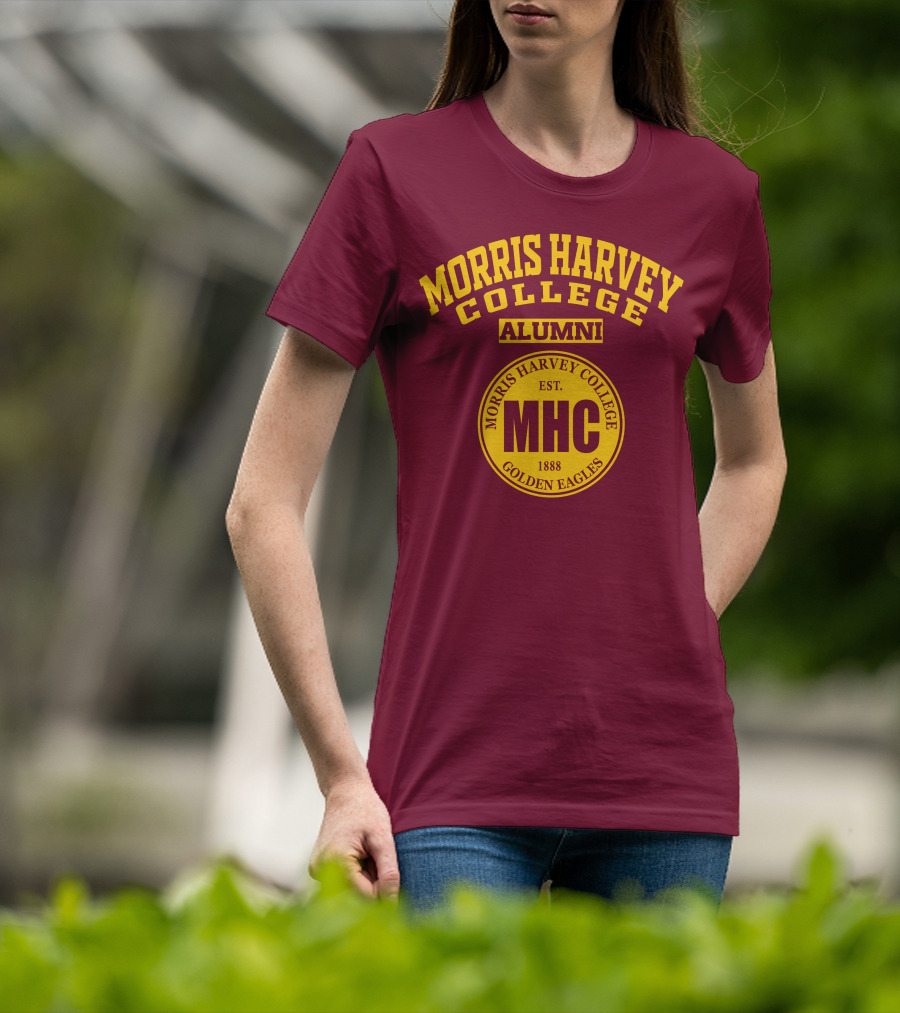 Morris Harvey College Alumni MHC Established 1888 Golden Eagles T-Shirt