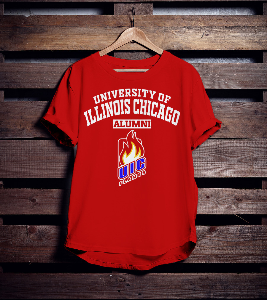 University Of Illinois Chicago UIC Flames Alumni T-Shirt