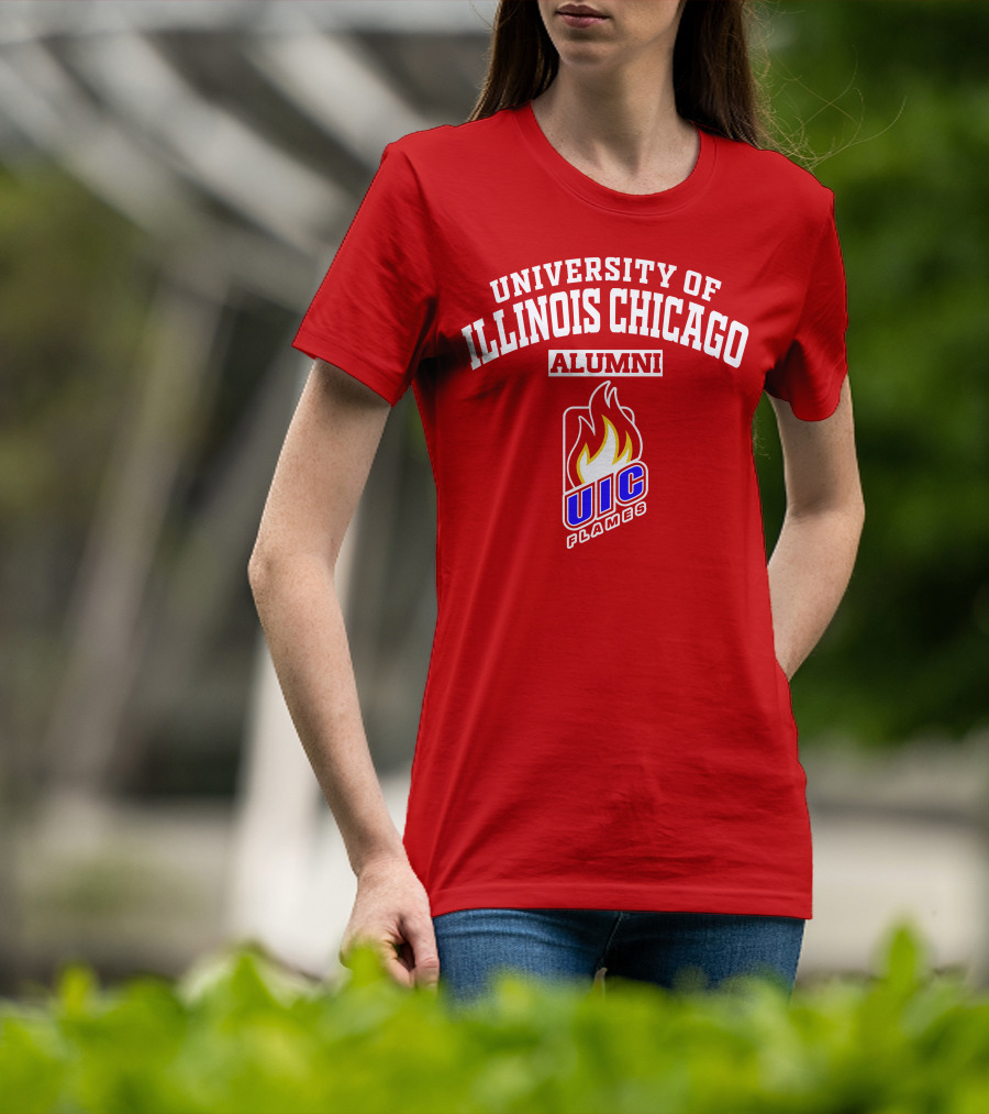 University Of Illinois Chicago UIC Flames Alumni T-Shirt
