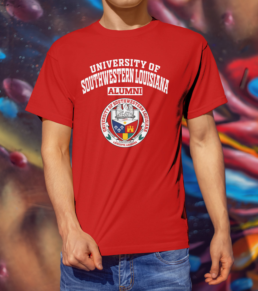 University Of Southwestern Louisiana Alumni Lafayette Louisiana Seal T-Shirt