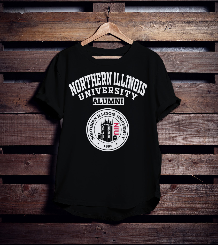 Northern Illinois University Alumni 1895 Seal NIU T-Shirt