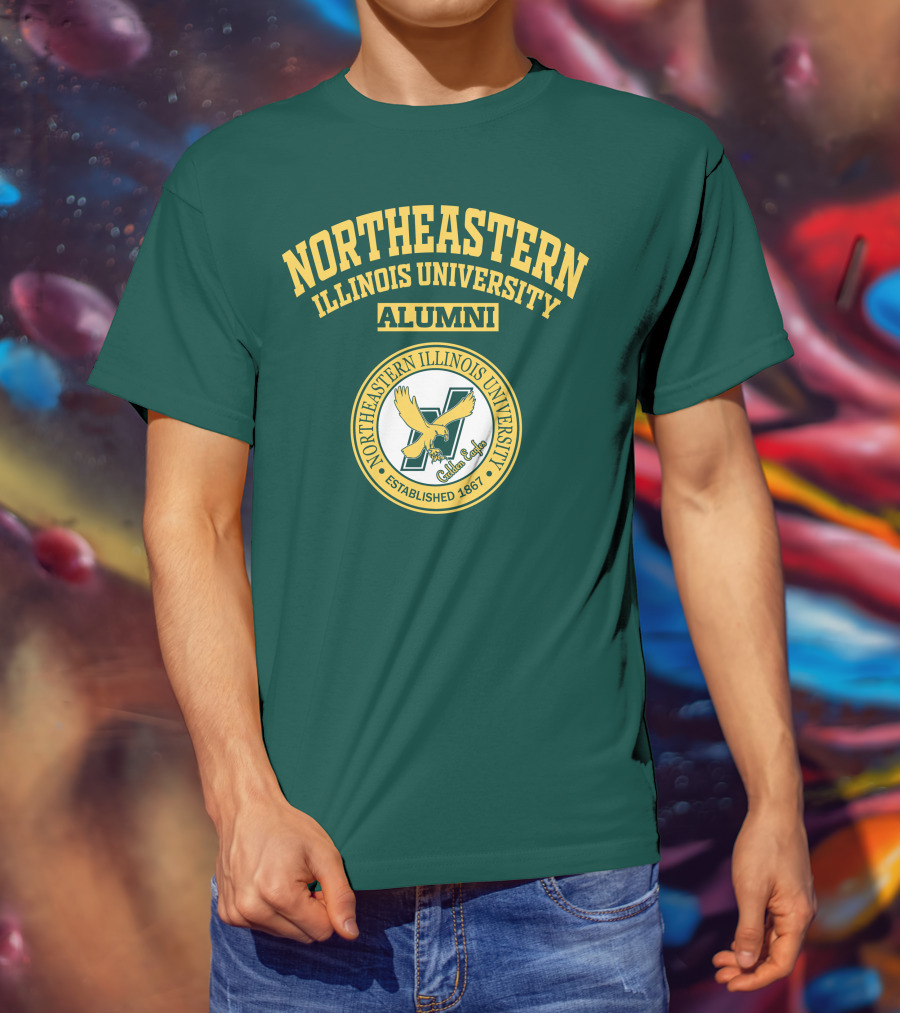 Northeastern Illinois University Alumni Golden Eagles Established 1867 T-Shirt