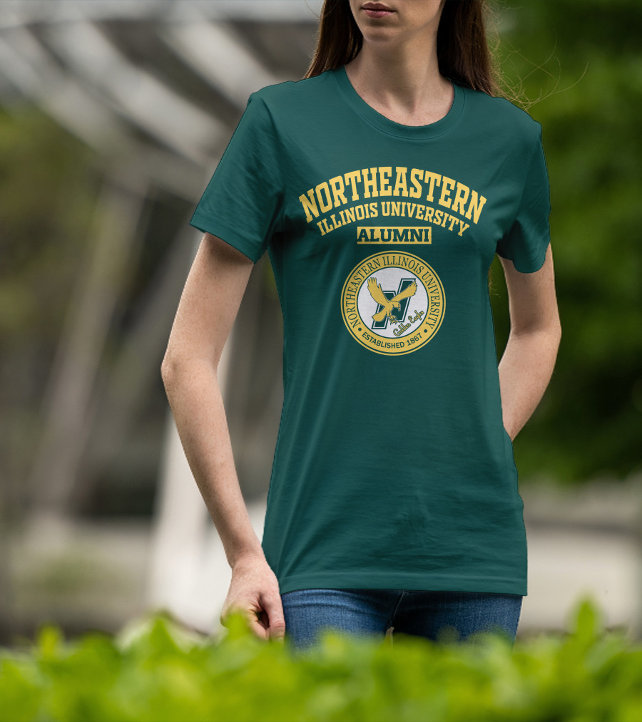 Northeastern Illinois University Alumni Golden Eagles Established 1867 T-Shirt