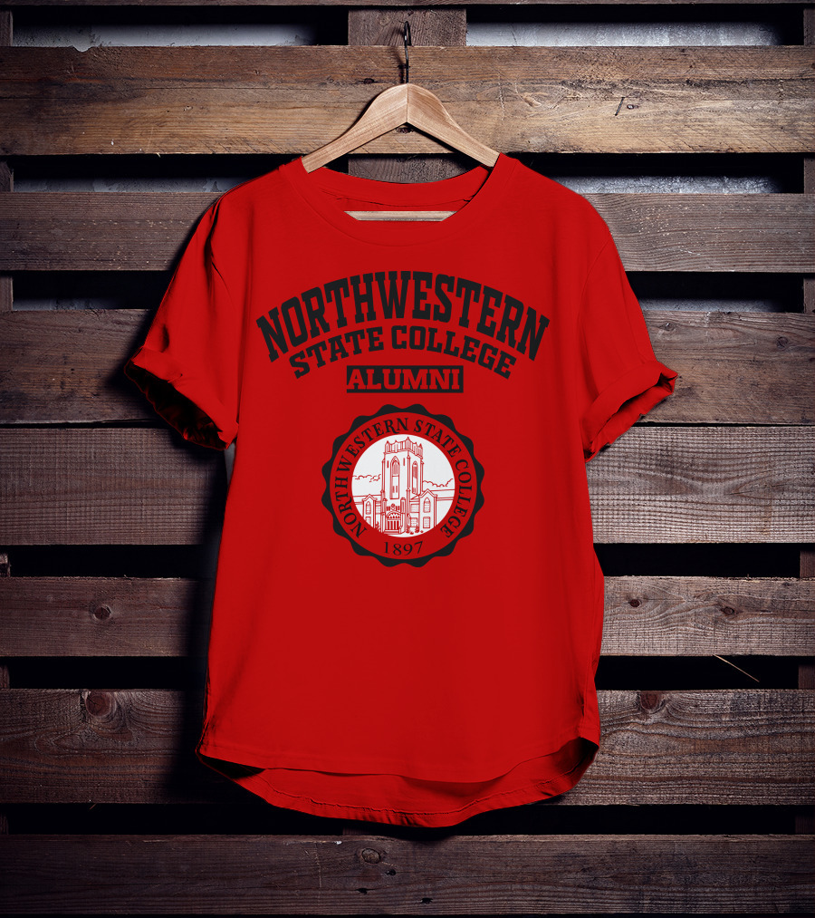 Northwestern State College Alumni 1897 Emblem T-Shirt