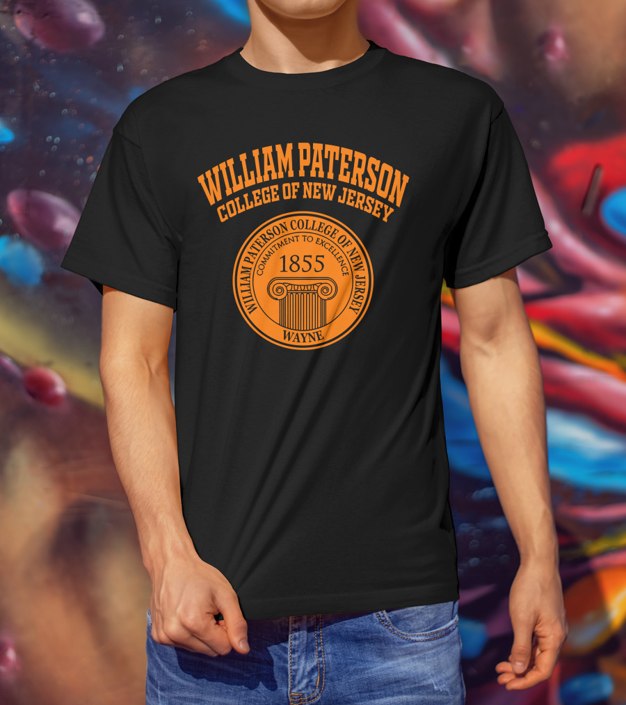 William Paterson College Of New Jersey 1855 Wayne Commitment To Excellence T-Shirt